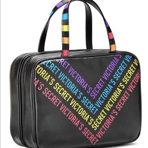 Victoria’s Secret Black Rainbow Makeup Case